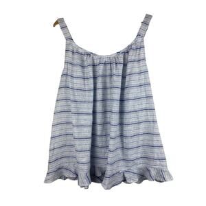 NWT Lane Bryant Women's 18 Illusion Collection Linen Blend Tank Top $56.95